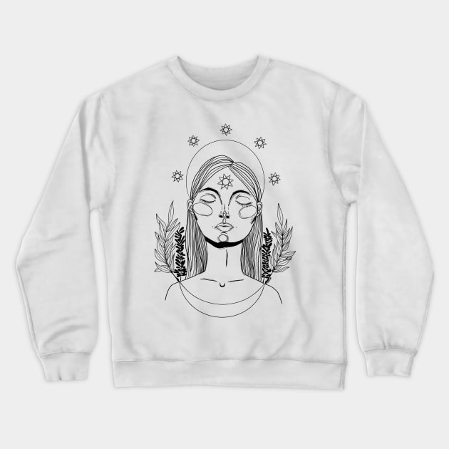 Divinity Crewneck Sweatshirt by The Immaculate Witch